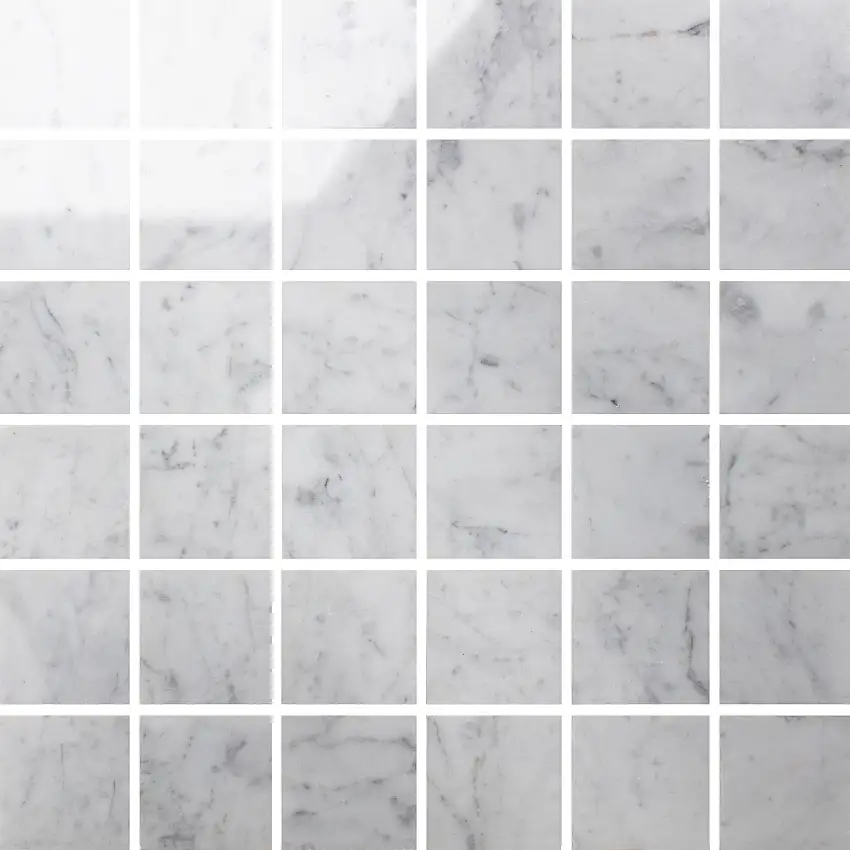 Marmor ArredoCarrara C Polished Vit 5x5 cm