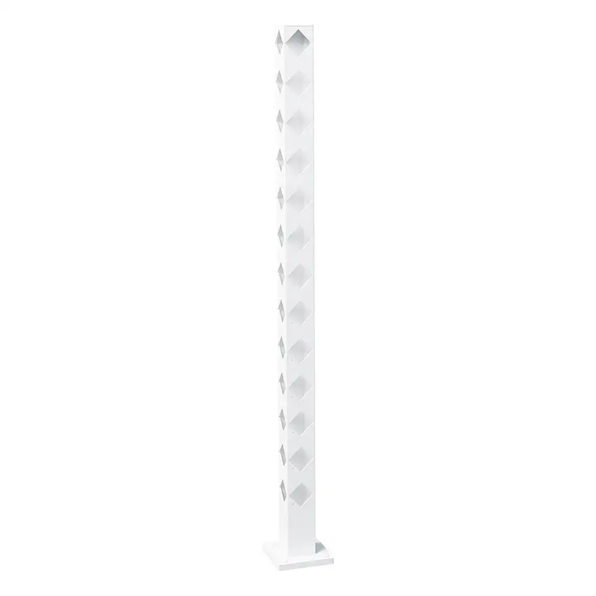 Hörnstolpe RecalStaket BolmenHöjd: 1255 mm, Vit