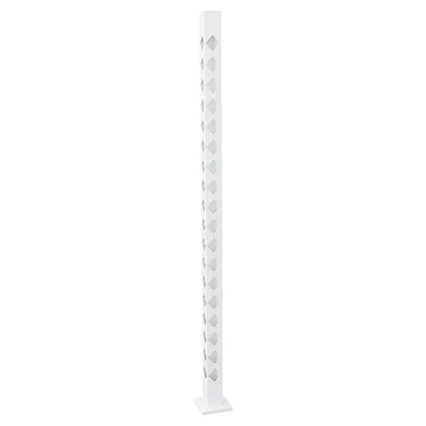 Hörnstolpe RecalStaket BolmenHöjd: 1680 mm, Vit