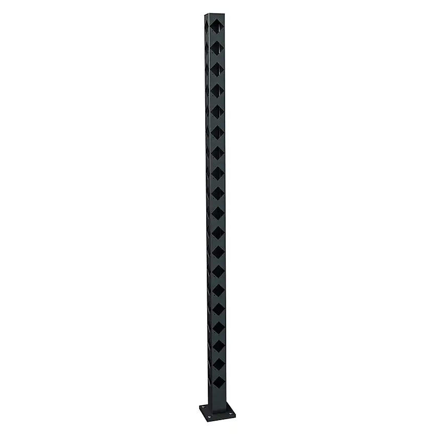 Hörnstolpe RecalStaket BolmenHöjd: 1765 mm, Svart