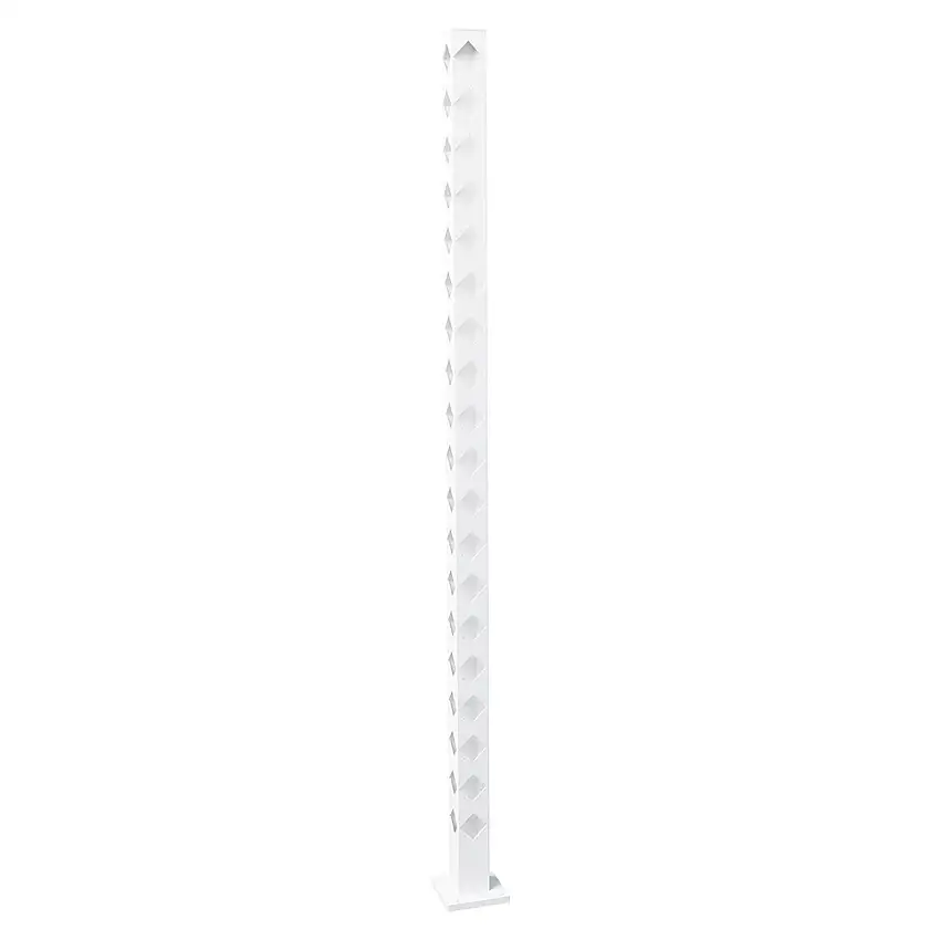Hörnstolpe RecalStaket BolmenHöjd: 1765 mm, Vit