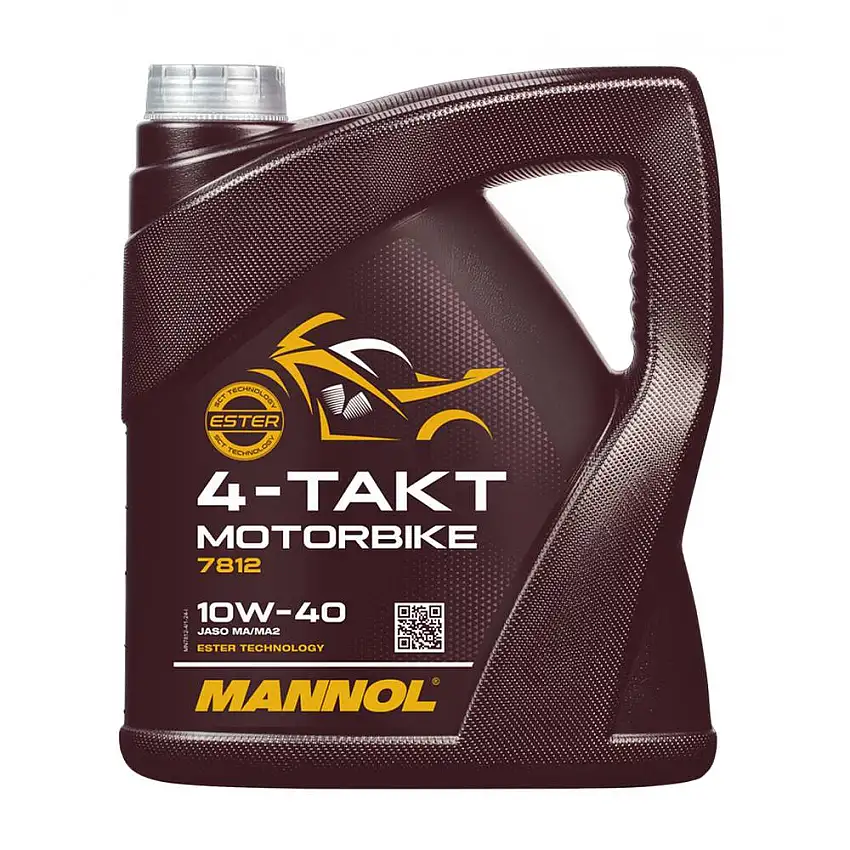4-Takt Olja MannolMn7812 4T Mc 10W-40 4L Api Sn Jaso Ma/Ma2