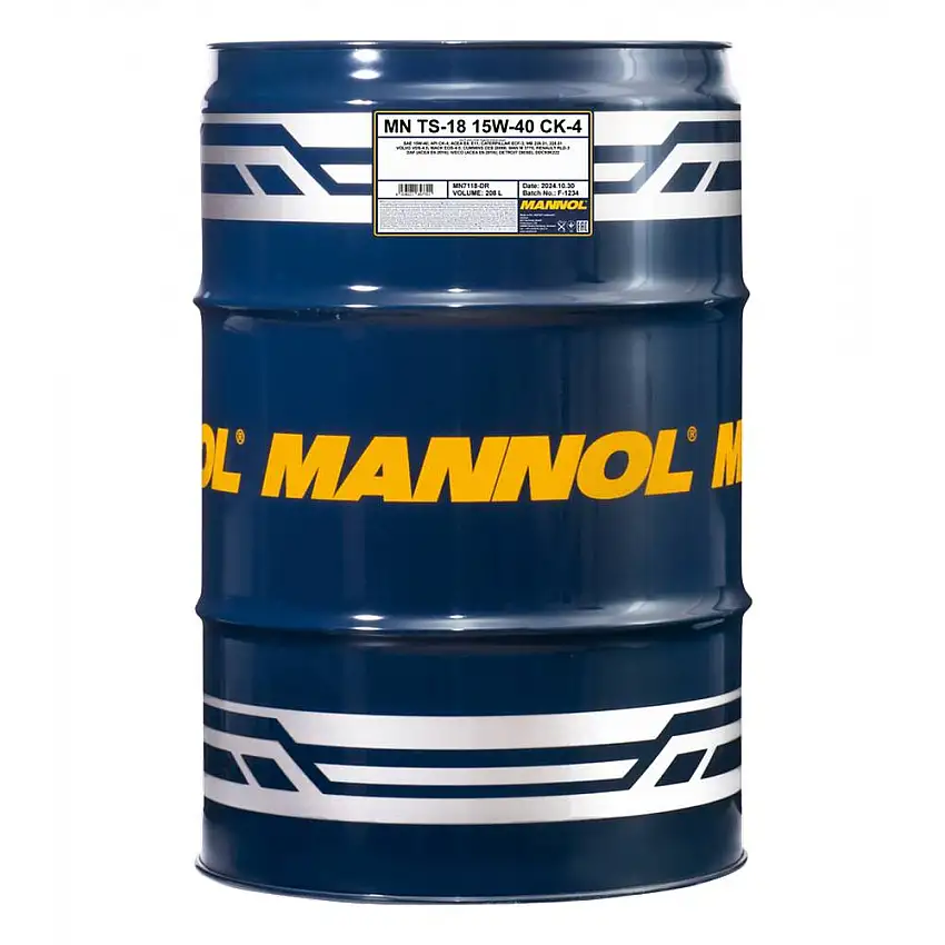 Motorolja MannolMn7118 15W-40 Vds 45 Api Ck-4 E6 E9