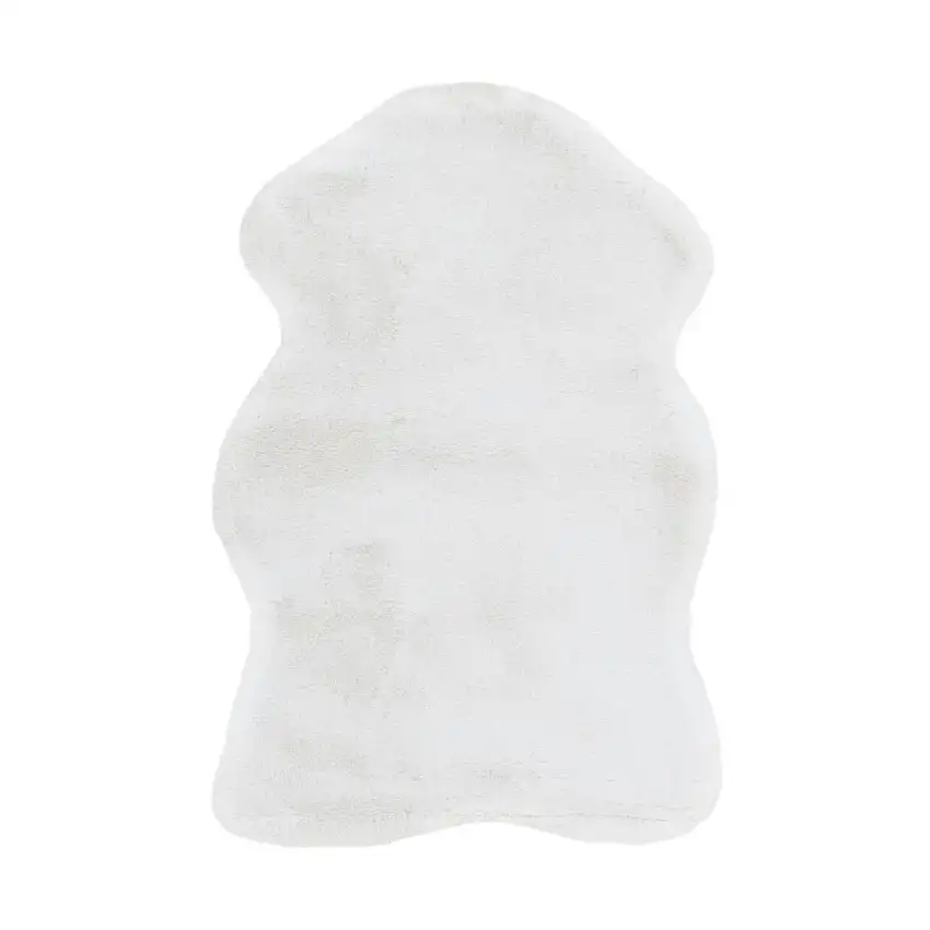 Konstgjord Skinnmatta D-signKonstgjord Fårskinn Virba60x90 cm, Vit