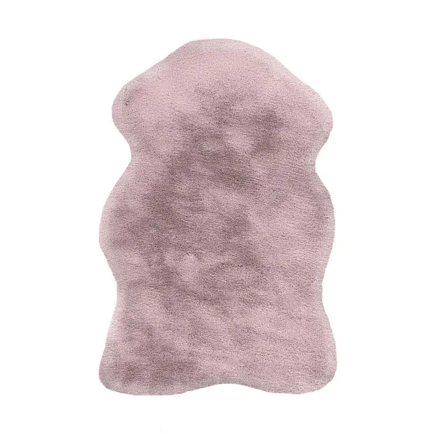 Konstgjord Skinnmatta D-signKonstgjord Fårskinn Virba60x90 cm, Rosa
