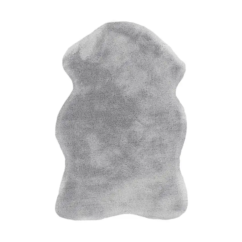 Konstgjord Skinnmatta D-signKonstgjord Fårskinn Virba60x90 cm, Grå/Blå