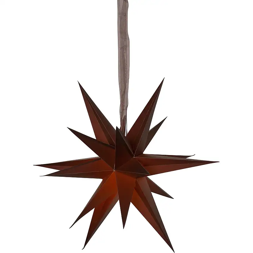 Adventsstjärna Star TradingDecember 45 cmBrun