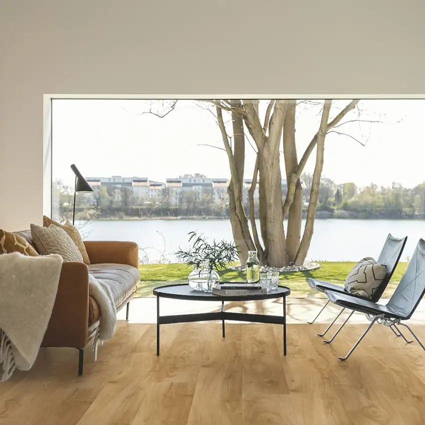 Laminatgolv PergoWide Long Plank Trondheim Warm Natural OakLiving Expression