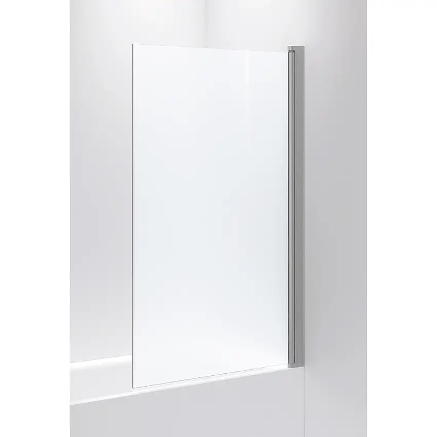 Badkarsvägg INRLinc 17 MåttanpassadGlas: Frostat glas, Profil: Borstad