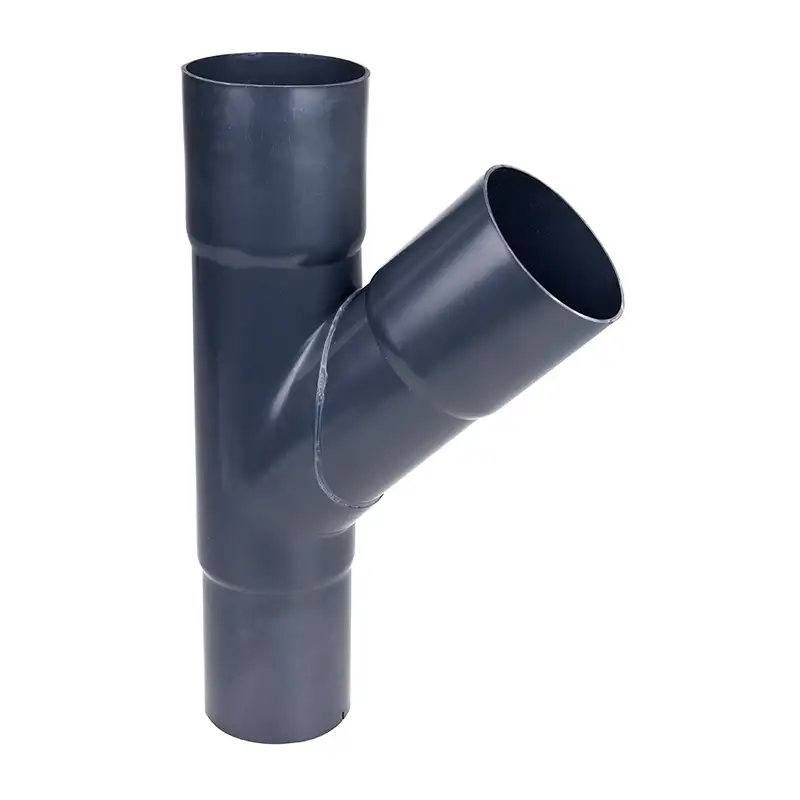 Grenrör PlastmoFärg: Antracit, 75 mm