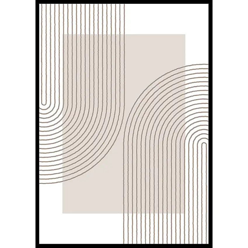 Poster GallerixAbstract Lined No2