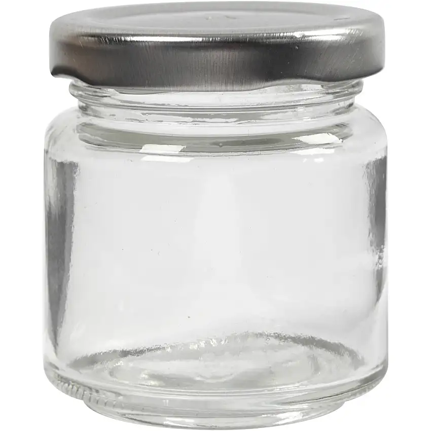 Syltburkar Creativ CompanyTransparent 12 st/1 LådaDxH: 57x65 mm, 100 ml