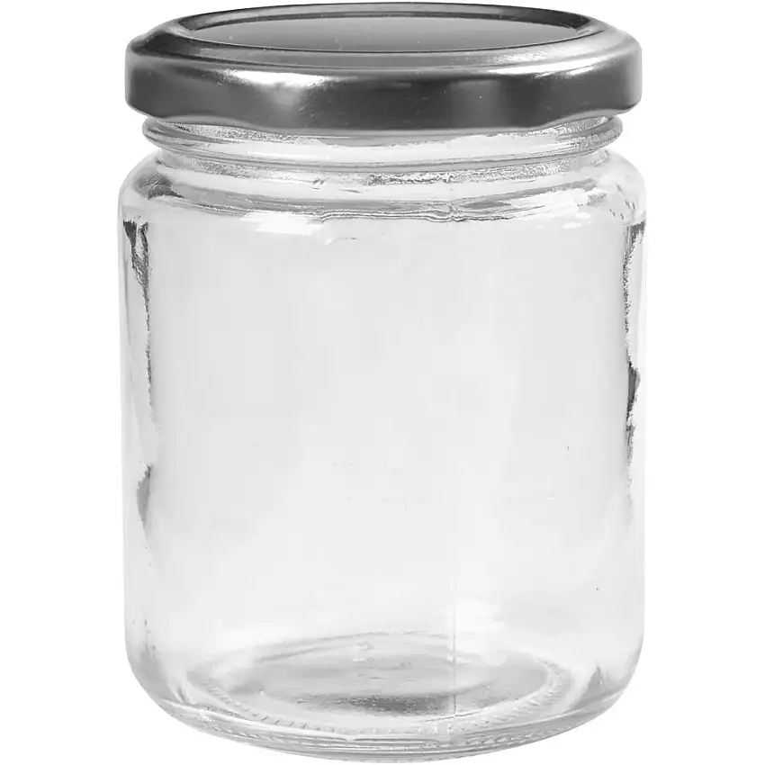 Syltburkar Creativ CompanyTransparent 12 st/1 LådaDxH: 68x91 mm, 240 ml