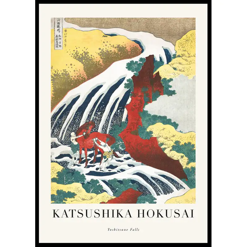Poster GallerixYoshitsune Falls By Katsushika Hokusai