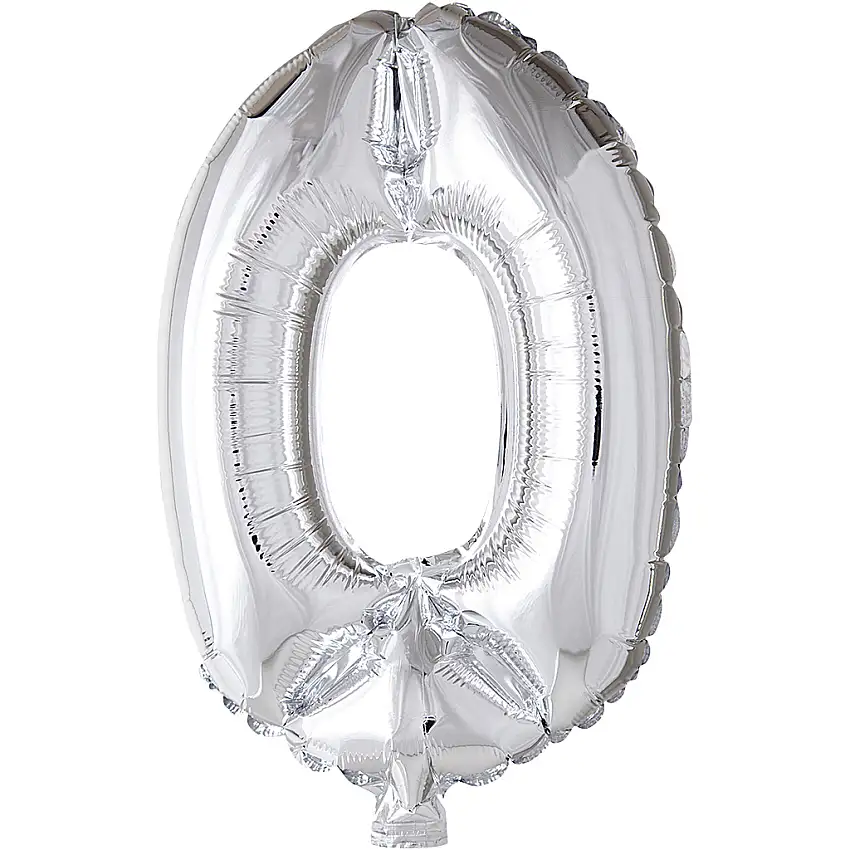 Folieballong Creativ CompanySilver 41 cm 1 st