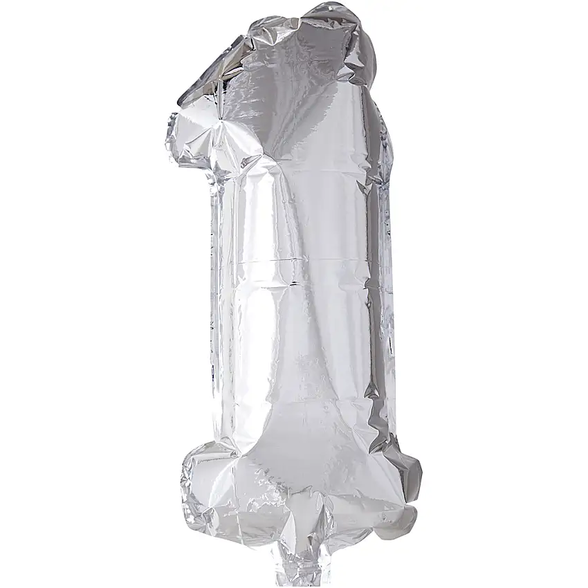 Folieballong Creativ CompanySilver 41 cm 1 stSiffra: 1