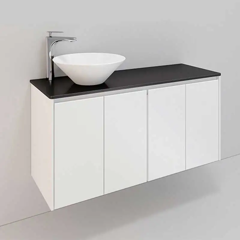 Tvättställsskåp NoroLifestyle Concept Loop 120 HögBxH: 120x61,5 cm, 4 luckor, Tvättställ till vänster