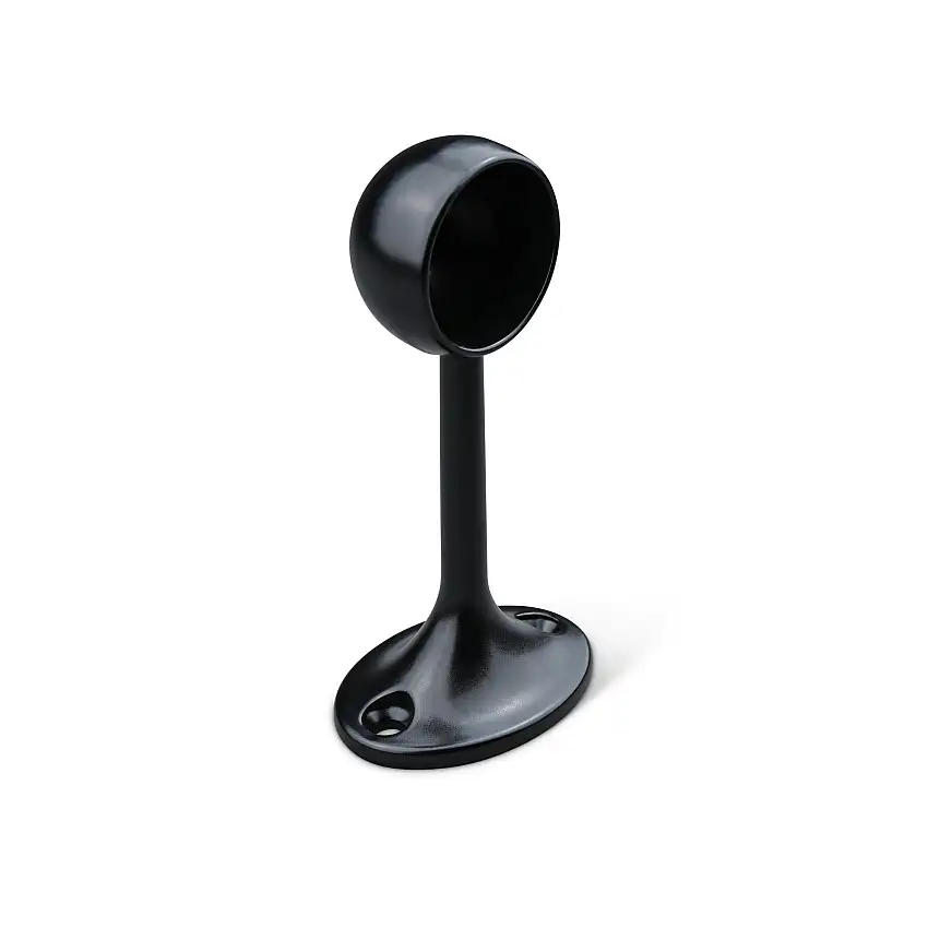 Rörhållare Theofils1557S 25 Ral 9005 Glans 30Matt Svart