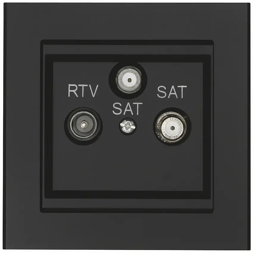 Slututtag MalmbergsOptima Tv/2xSatellit Svart