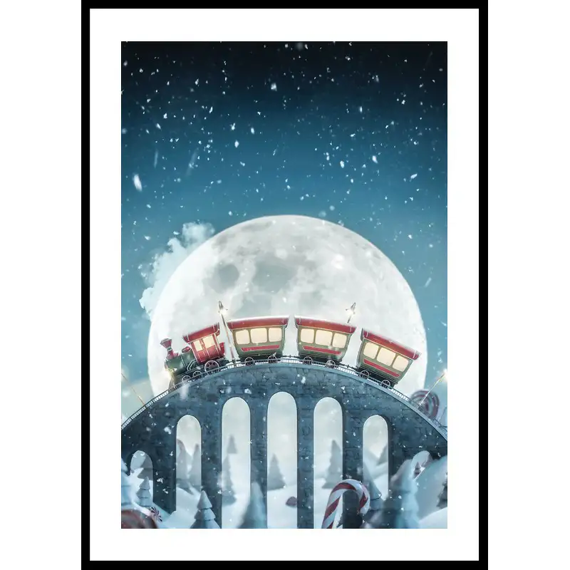 Poster GallerixCandyland Train70x100 cm