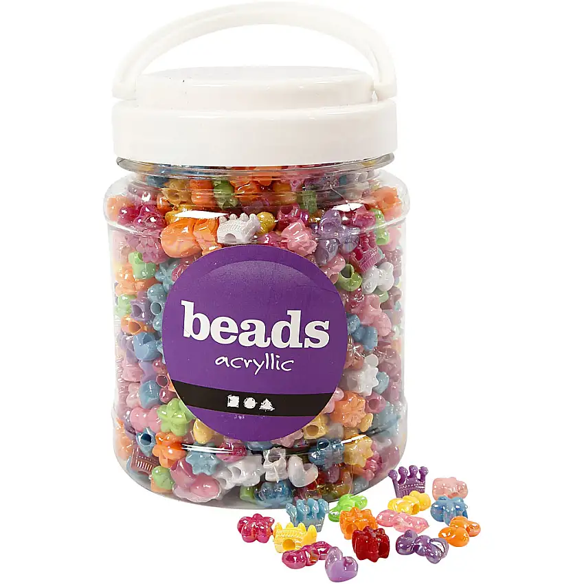 Figurmix Creativ CompanyMixade Färger D10 mm Hålstl 3 mm 700 ml/1 Burk