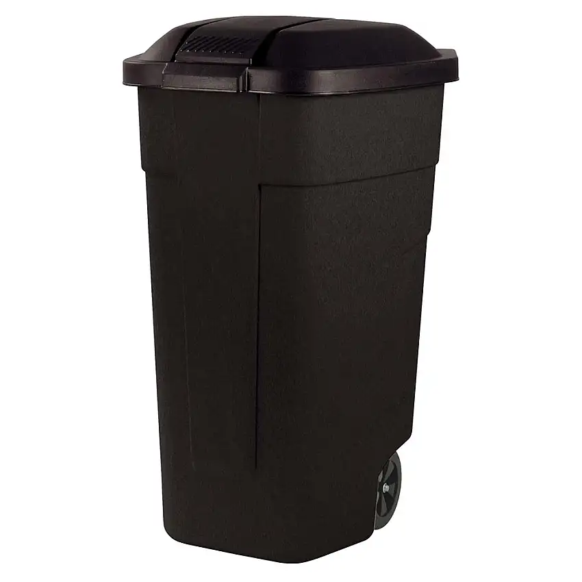 Avfallstunna Keter110L med Lock och Hjul