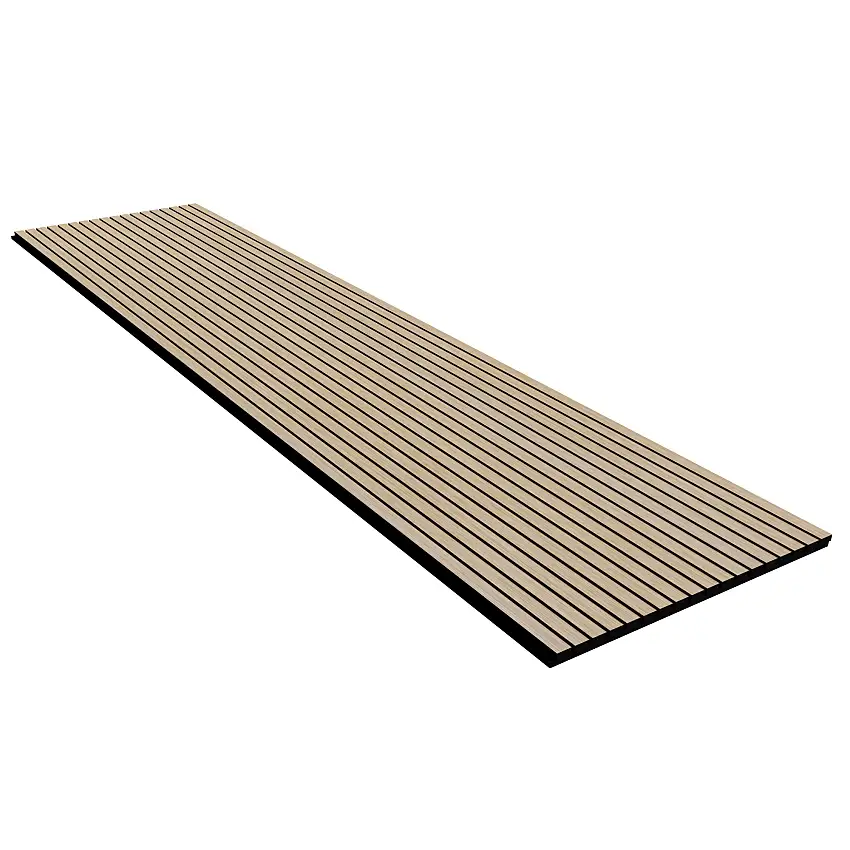 Akustikpanel EvellaSlim Line ljus ek 2650 x 594 mm