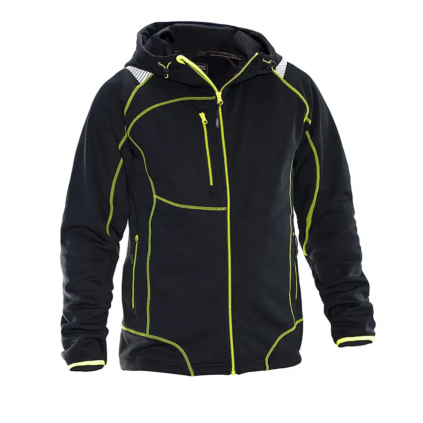 Hoodie JobmanVision 5150Storlek: 3XL, Färg: Svart/Gul