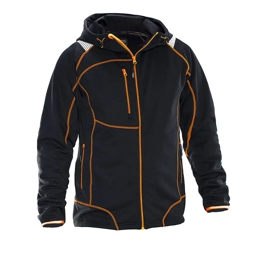 Hoodie JobmanVision 5150Storlek: S, Färg: Svart/Orange