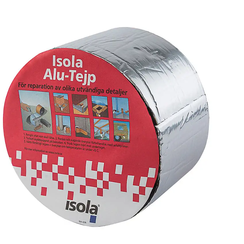 AluminiumtejpIsola 10 m100 mm