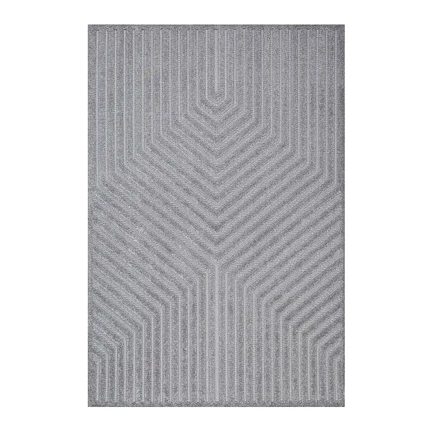 Utomhusmatta KM CarpetsHampton RombGrå, 140x200 cm