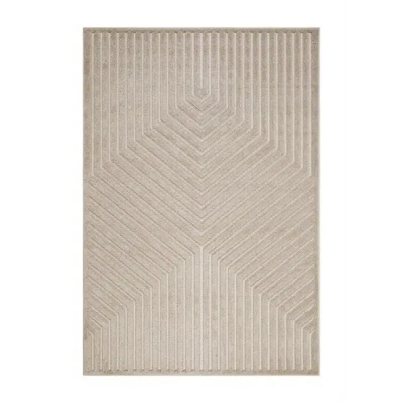 Utomhusmatta KM CarpetsHampton RombLinne, 140x200 cm