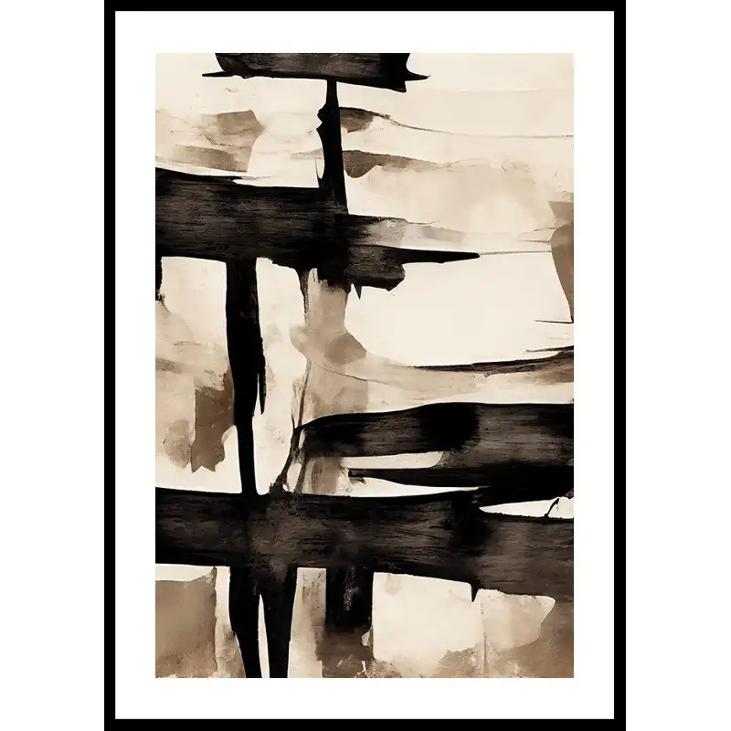 Poster GallerixAbstract Flowing Paint No170x100 cm
