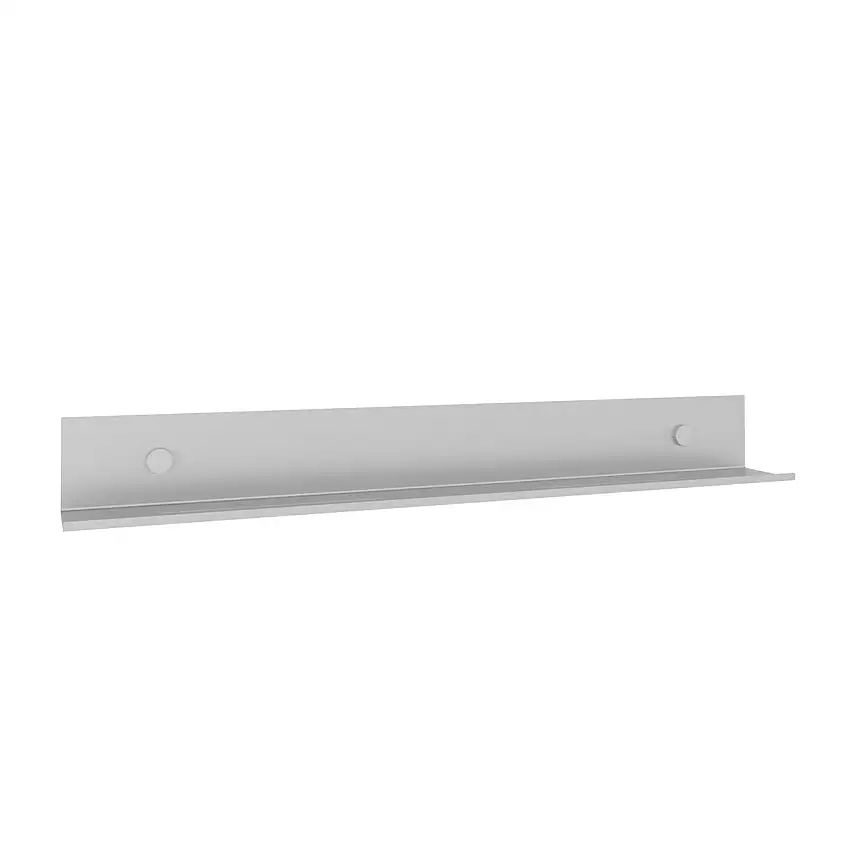 Vägghylla SvedbergsB: 650 mm, Matt Aluminium