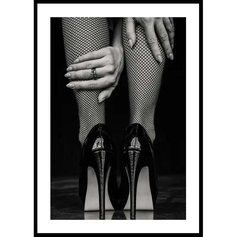 Poster GallerixHigh Heels Fishnet Stockings