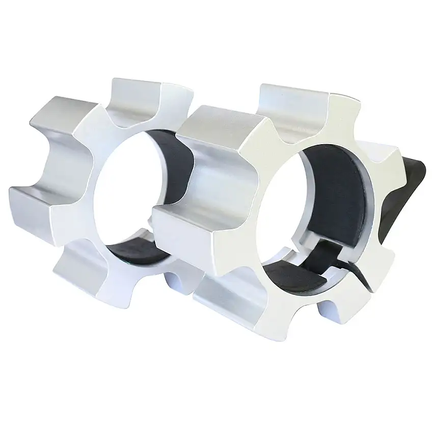 Skivstångslås Master FitnessAlu 50 mm 2-packSilver