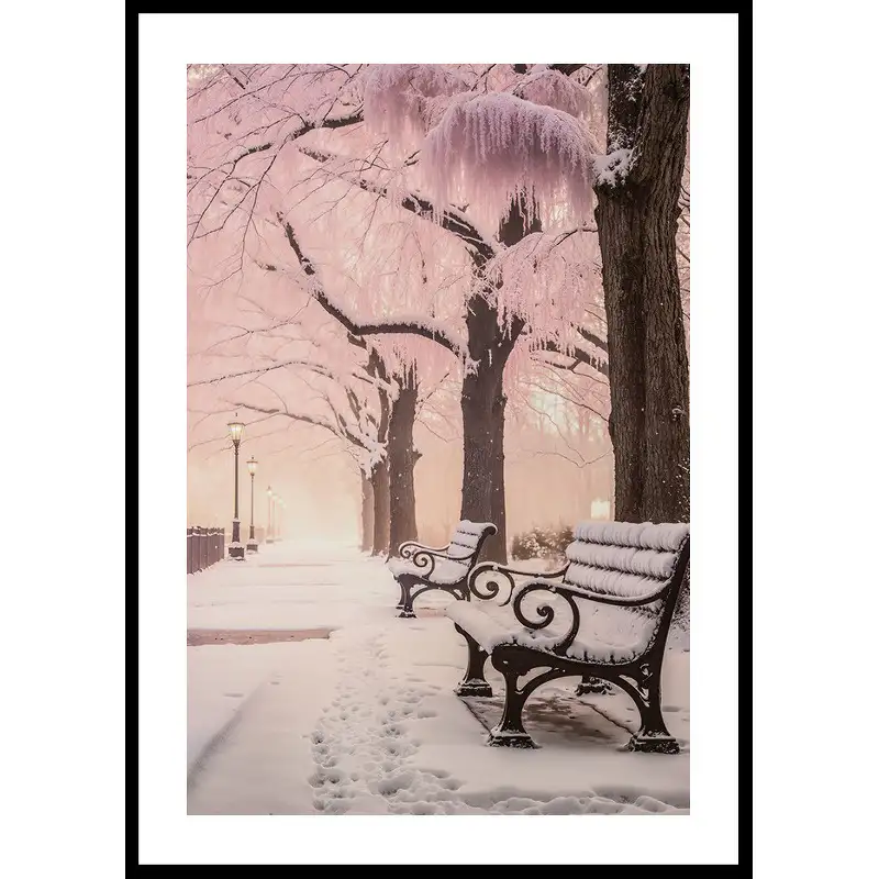 Poster GallerixWinter In Pink30x40 cm