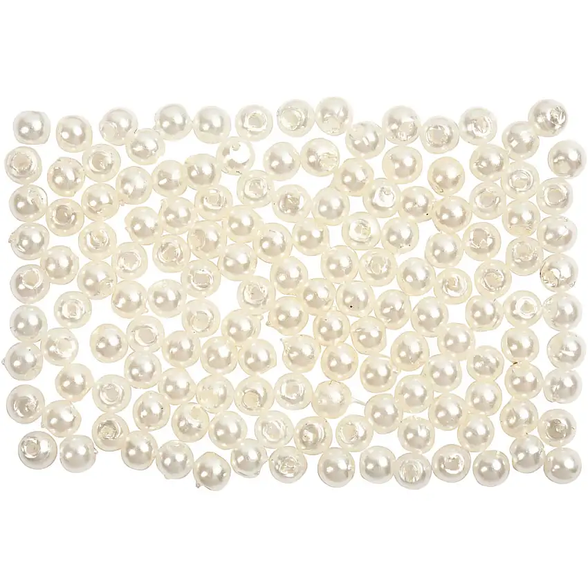 Vaxpärlor Creativ CompanyHålstl 0,7 mm 150 St/1 FörpPärlemor, Diameter: 3 mm