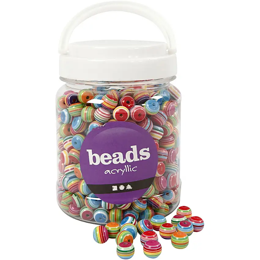 Pärlor Creativ CompanyMultimix D 12 mm Hålstl 1,5 mm 1 Burk700 ml