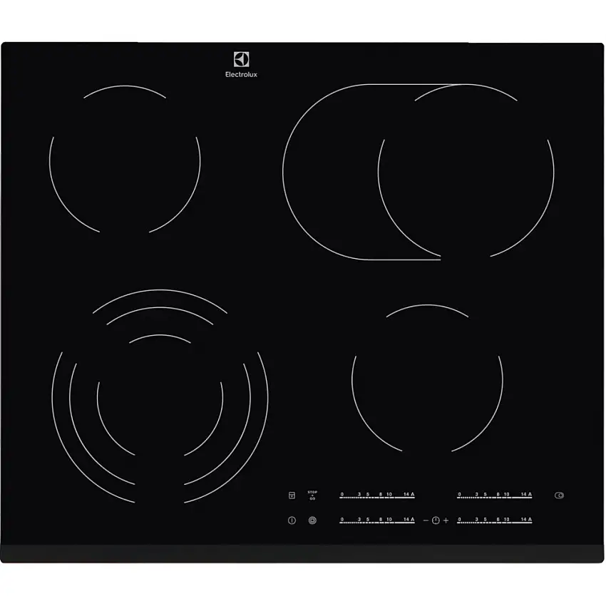 Glaskeramikhäll ElectroluxHOC650F 300 60 cm
