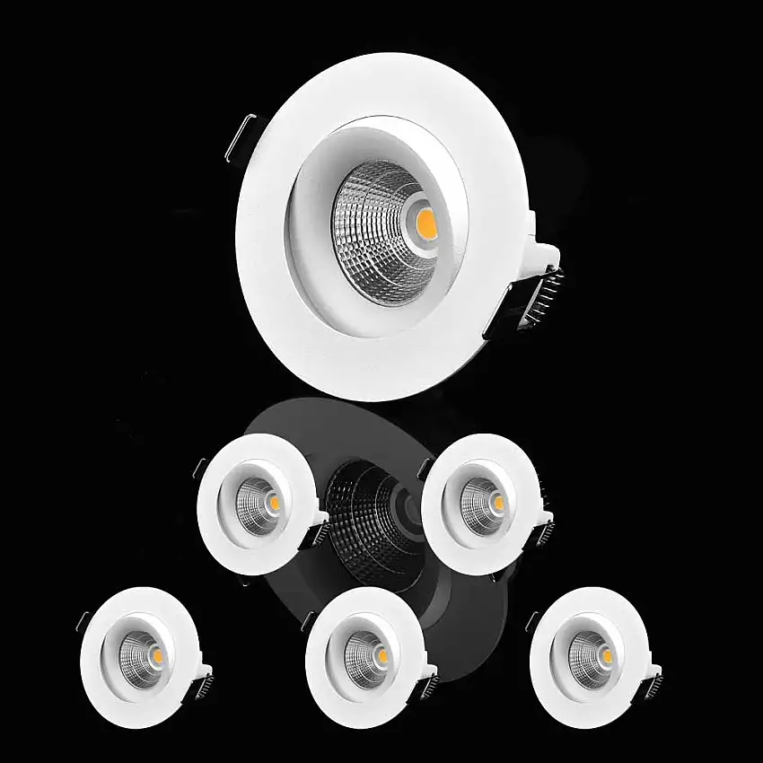 Downlight DesignlightG6 Star Tilt 7W 6-p3000 K