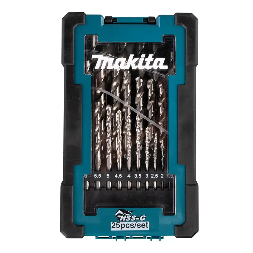 Metallborrsats MakitaD-67555 25 delar