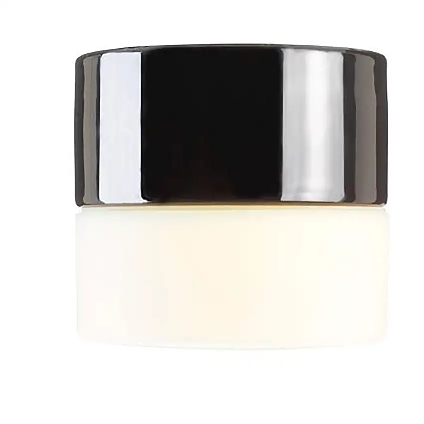 Vägg-/Taklampa Ifö ElectricAton Giza IP54 Gx53Svart/Matt Opalglas
