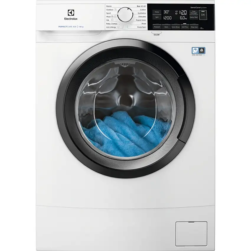 Frontmatad Tvättmaskin ElectroluxPerfectCare 600 EW6S662W38 med EcoInverter Motor