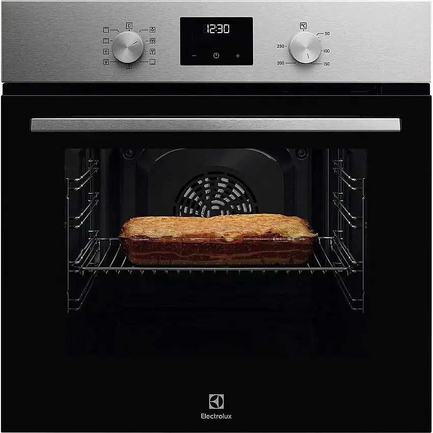 Inbyggnadsugn ElectroluxCOB410X Rostfri med Varmluftsfunktion och AquaClean