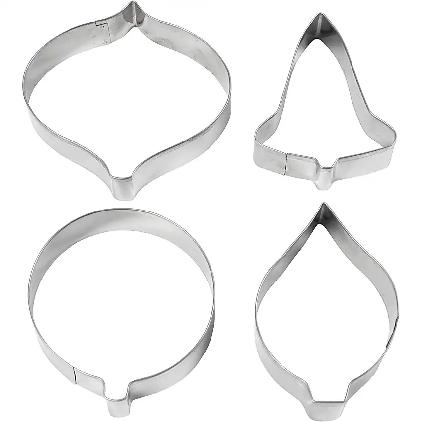 Utsticksform Creativ CompanyKlocka Kula Droppe Prisma 8 cm 4 St/1 Förp