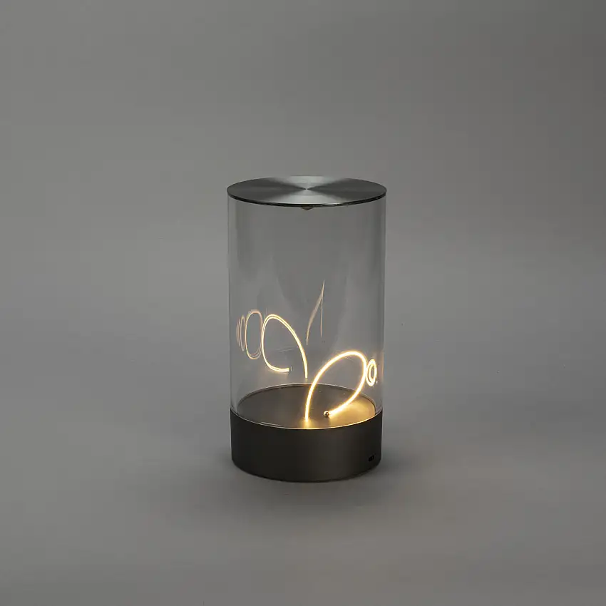 Bordslampa Gnosjö KonstsmideEdison M USB Portabel