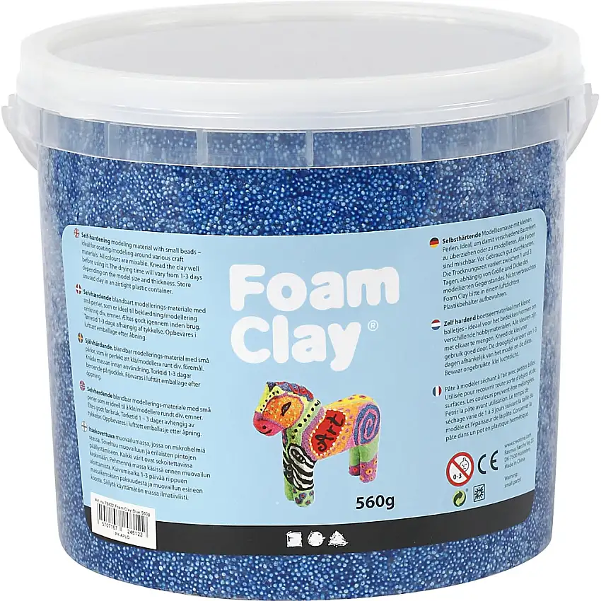 Foam Clay Creativ Company560 g/1 HinkBlå