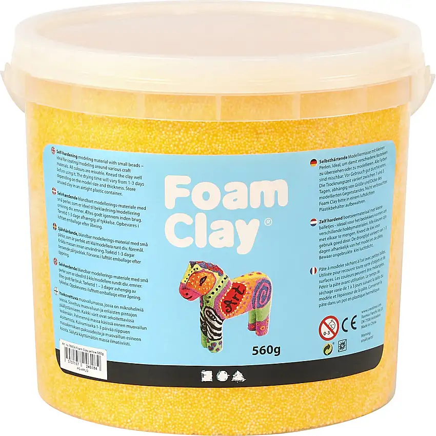 Foam Clay Creativ Company560 g/1 HinkGul