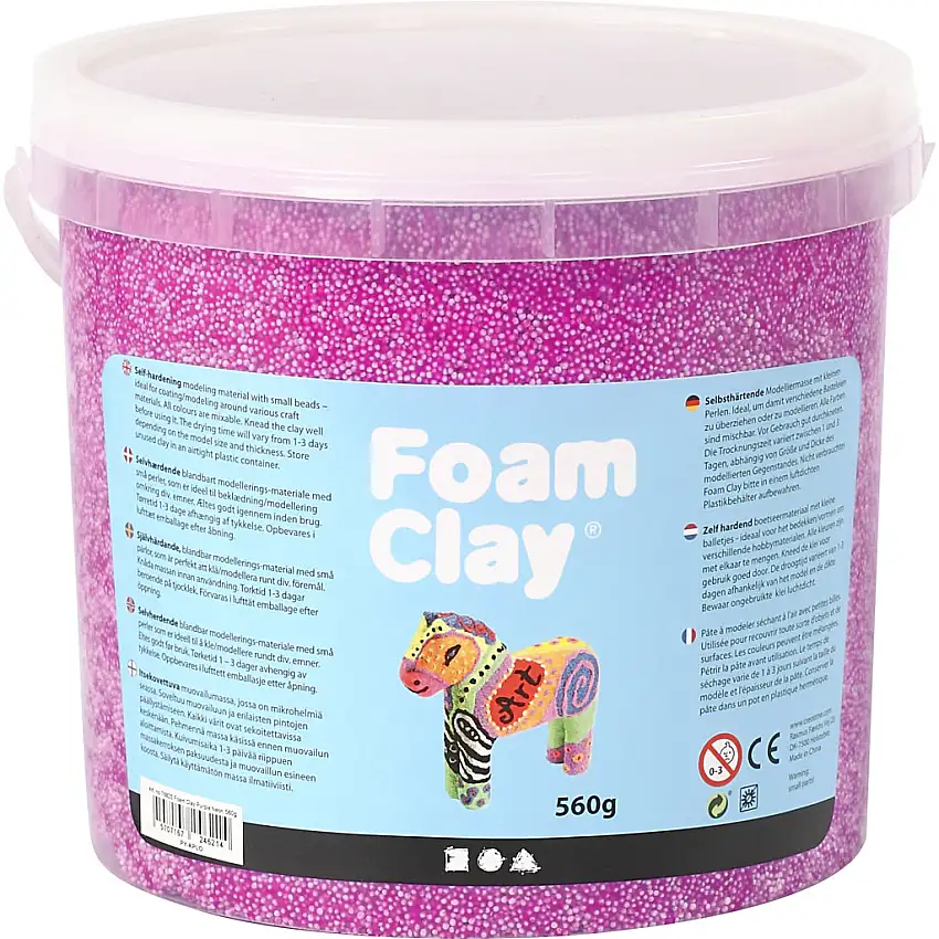 Foam Clay Creativ Company560 g/1 HinkNeonlila